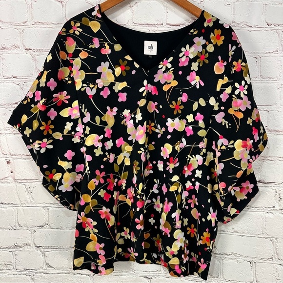 CAbi Limited Edition Charm Blouse - Floral Dolman Sleeve - EUC - Picture 9 of 11